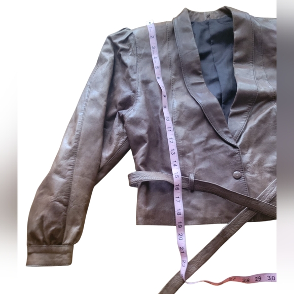 Vintage Faux Leather Jacket - Picture 7 of 9